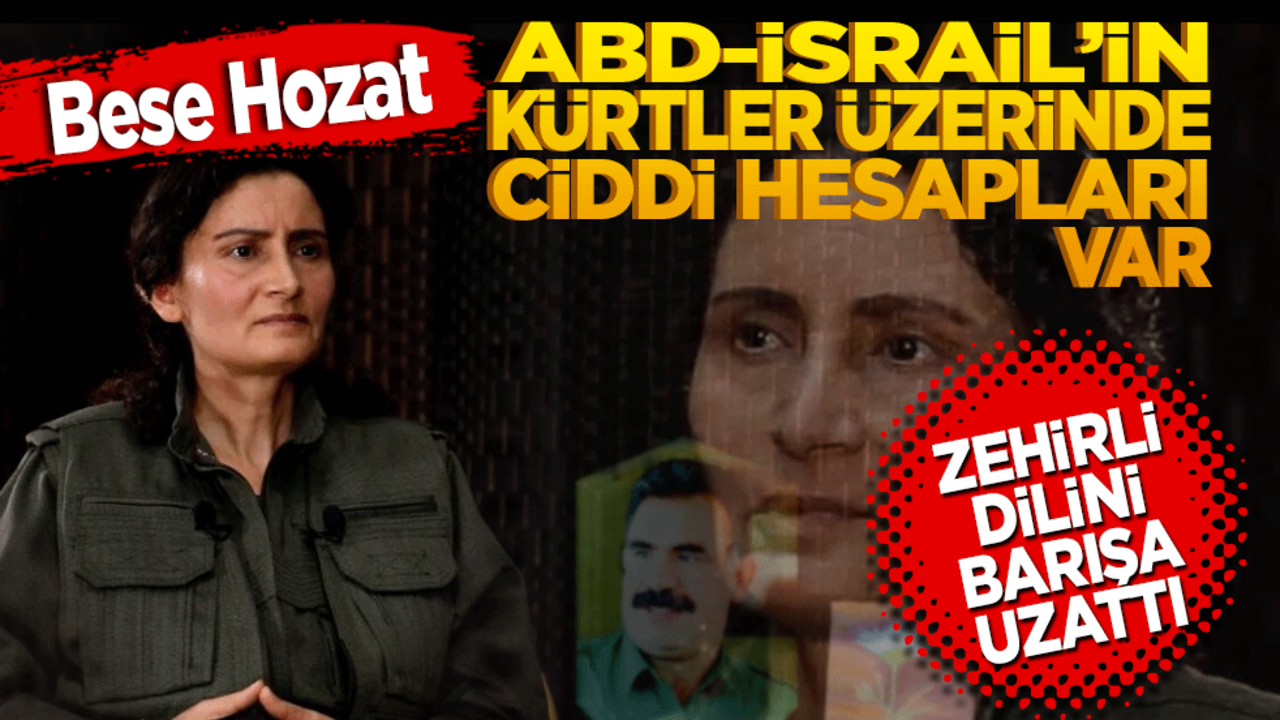 Bese Hozat: ABD-İsrail’in Kürtler üzerinden ciddi hesapları var! Zehirli dilini barışa uzattı