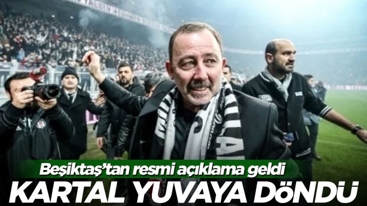 Beşiktaş, Sergen Yalçın'ı resmen açıkladı