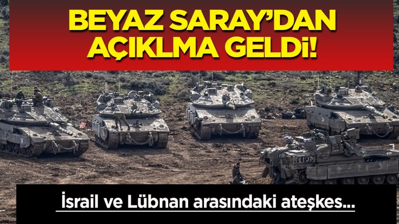 Beyaz Saray: İsrail ve Lübnan askeri ateşkesi uzatılmalı! ABD’den yazılı açıklama ilan edildi