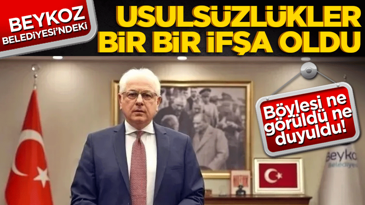 Beykoz Belediyesi'nde usulsüzlükler ifşa oldu! "İhale öncesi ürün alınıp, sonra ihale yapıldı"