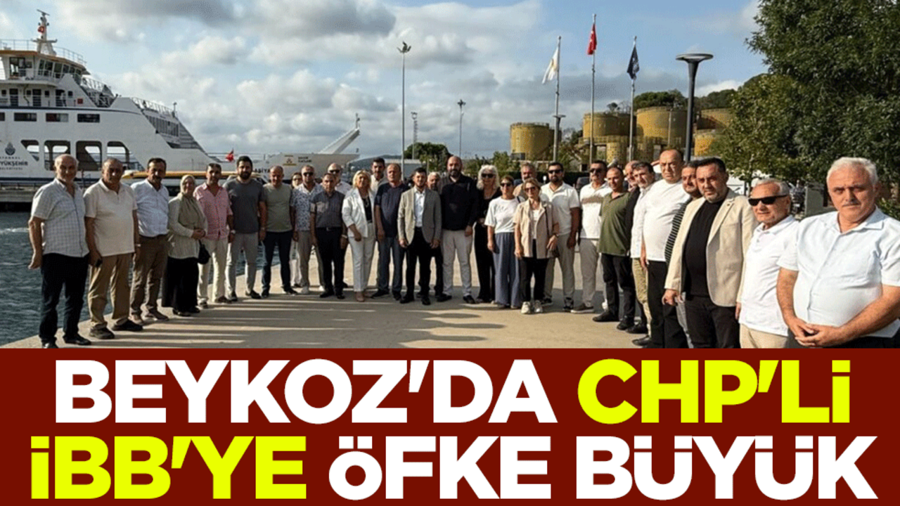 Beykoz'da İBB'ye İstinye-Çubuklu Arabalı Vapur Hattı tepki