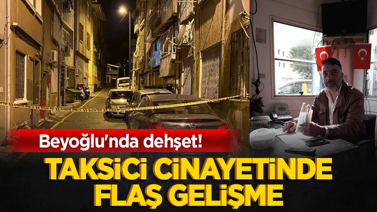 Beyoğlu'nda korkunç olay! Taksici hayatını kaybetti