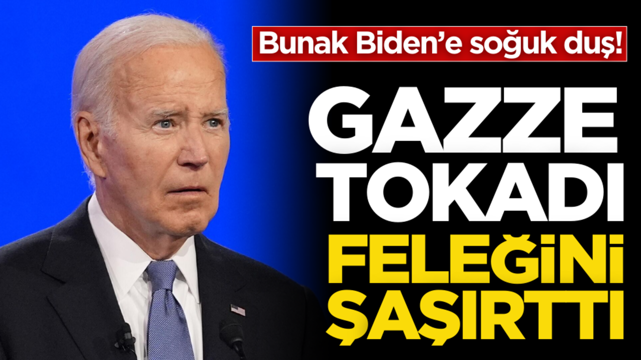 Biden’e soğuk duş! Gazze tokadı feleğini şaşırttı