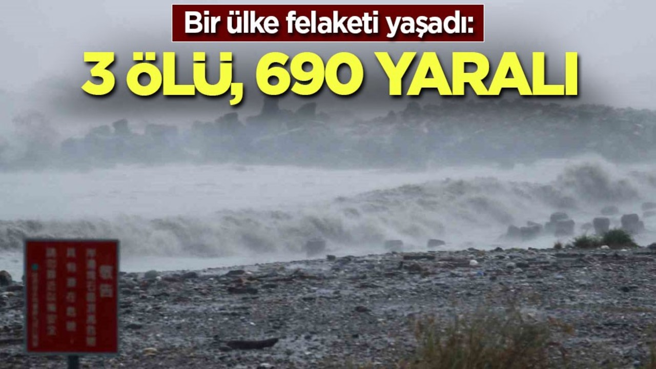 Bir ülke felaketi yaşadı: 3 ölü, 690 yaralı