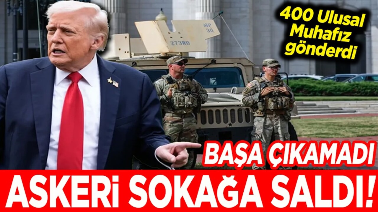 400 Ulusal Muhafız gönderdi. Başa çıkamadı askeri sokağa saldı!