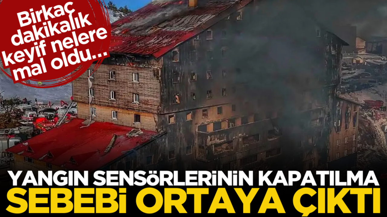 Birkaç dakikalık keyif nelere mal oldu… Yangın sensörlerinin kapatılma sebebi ortaya çıktı