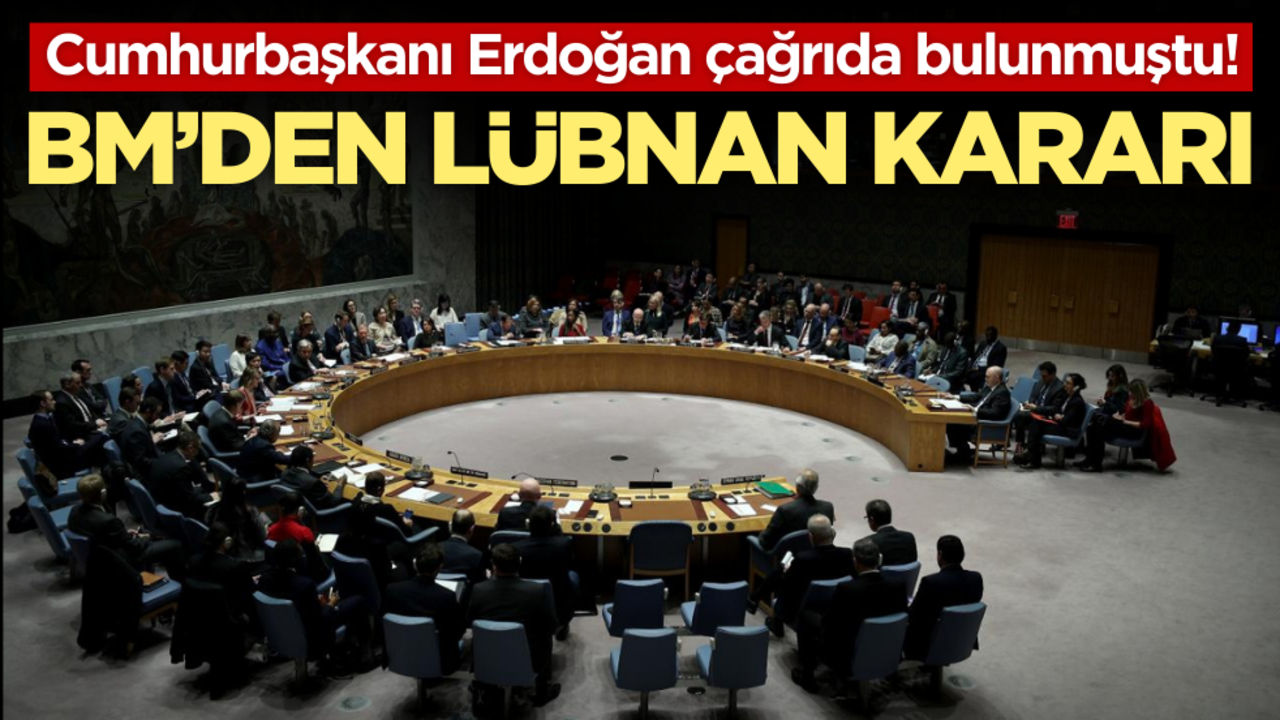 Birleşmiş Milletler’den Lübnan kararı!