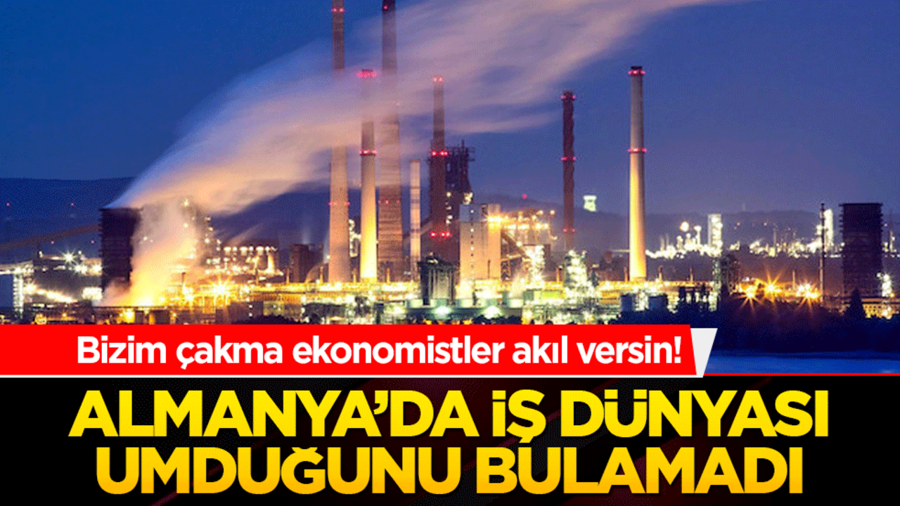 Bizim çakma ekonomistler akıl versin! Almanya’da iş dünyası umduğunu bulamadı