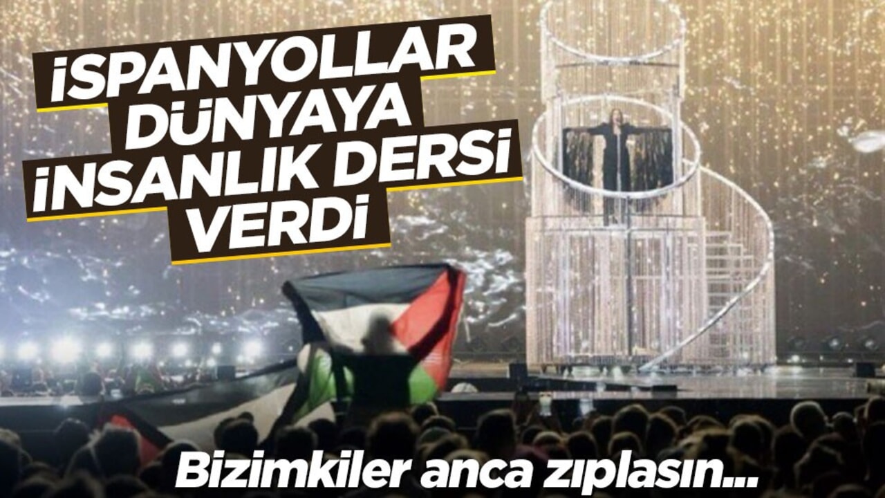 Bizimkiler anca zıplasın... İspanyollar dünyaya insanlık dersi verdi