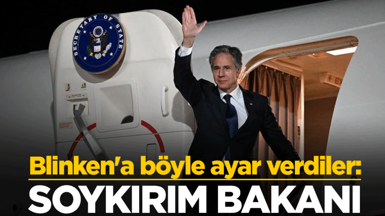 Blinken'a böyle ayar verdiler: Soykırım bakanı