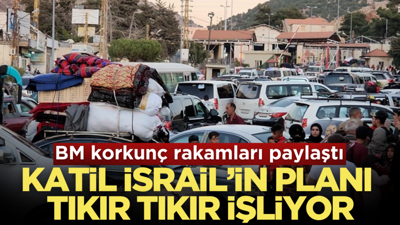 BM rakamları duyurdu! Katil İsrail’in alçak planı tıkır tıkır işliyor