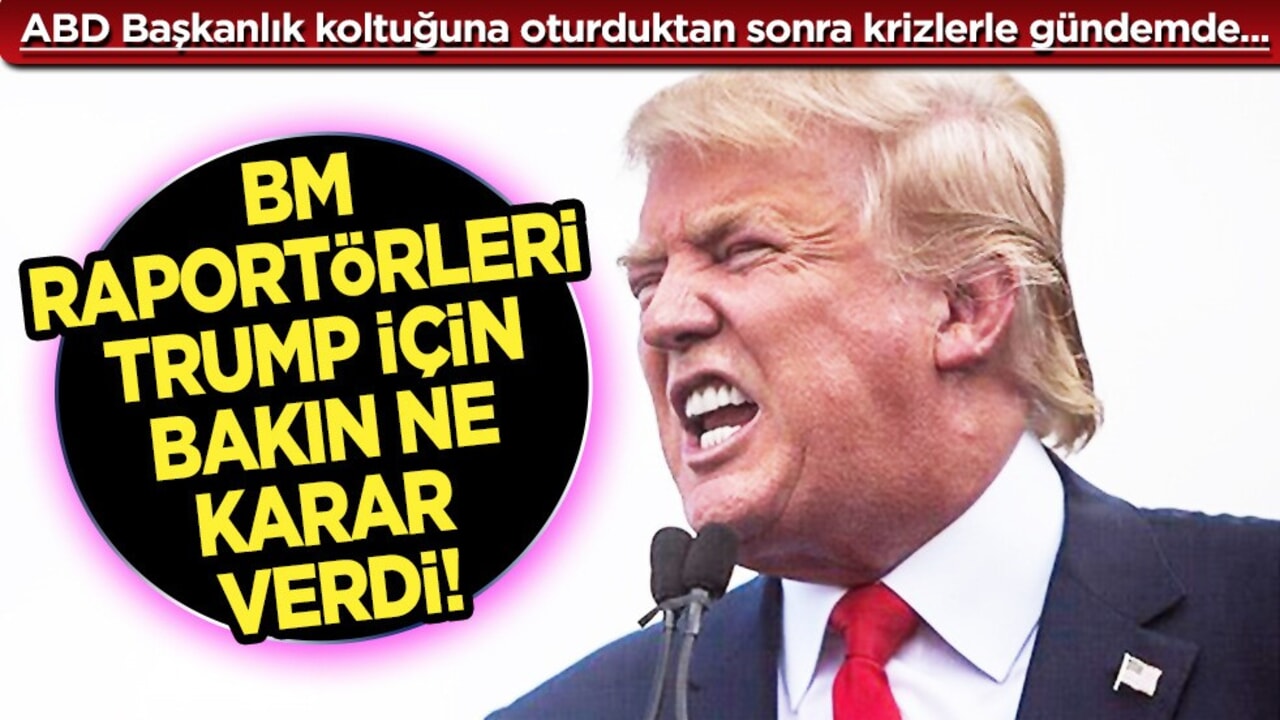BM raportörleri, Trump'ın UCM'ye yaptırım kararını kınadı: Baltaladığını açıklandı!