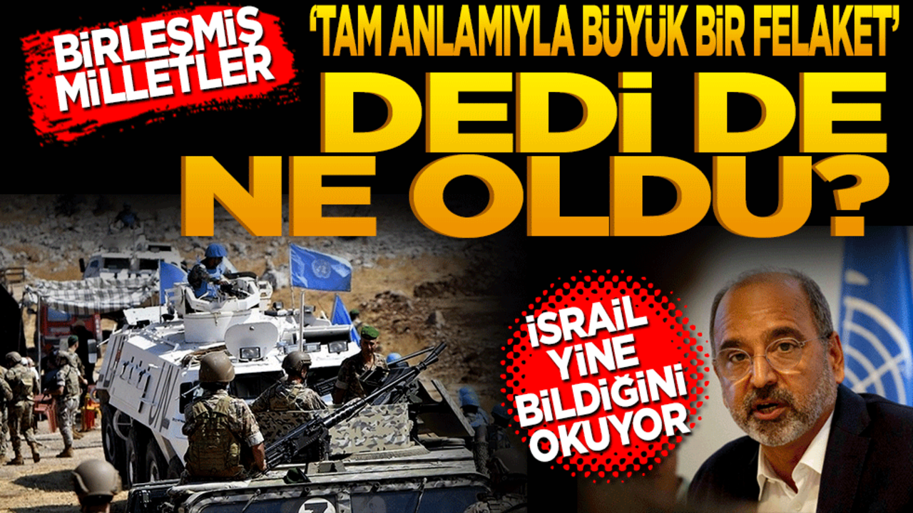 BM "Tam anlamıyla felaket" dedi de ne oldu? İsrail yine bildiğini okuyor