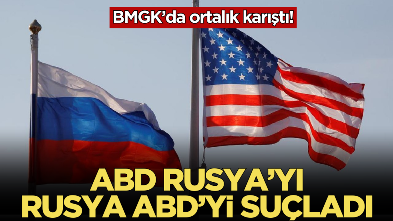 BMGK’da ortalık karıştı! ABD Rusya’yı, Rusya ABD’yi suçladı