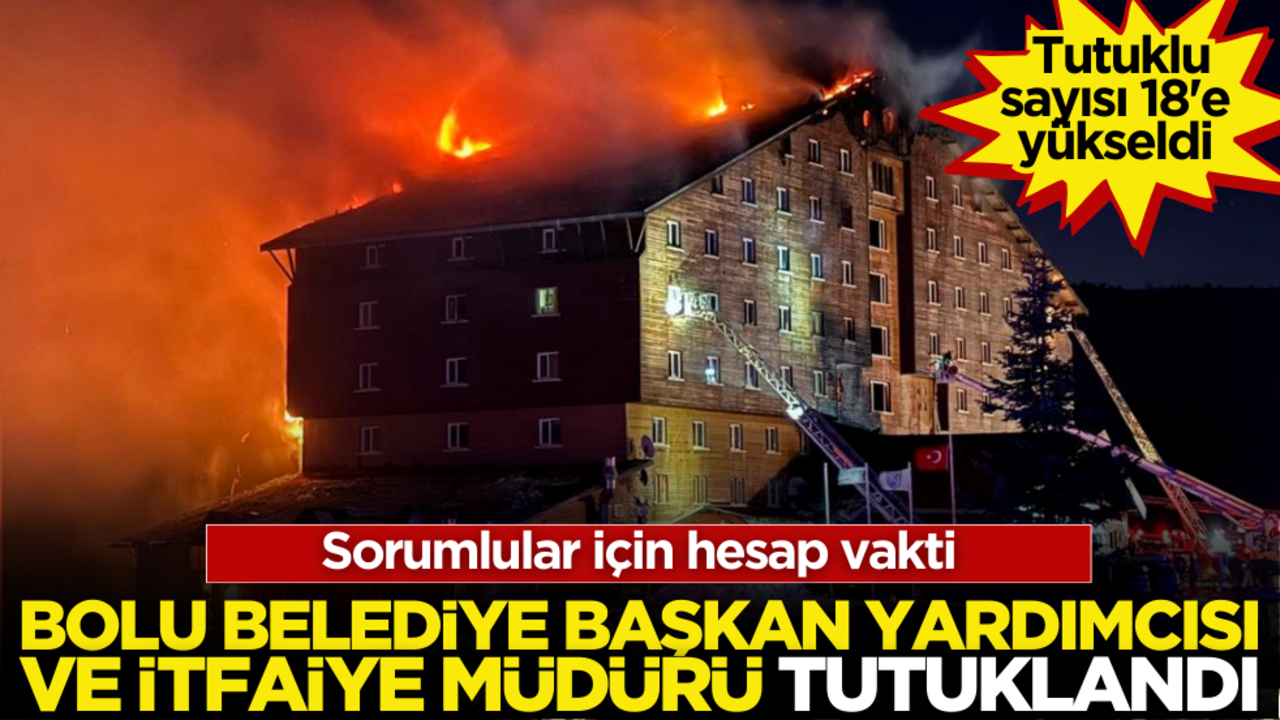 Bolu Belediye Başkan yardımcısı ve itfaiye müdürü tutuklandı!