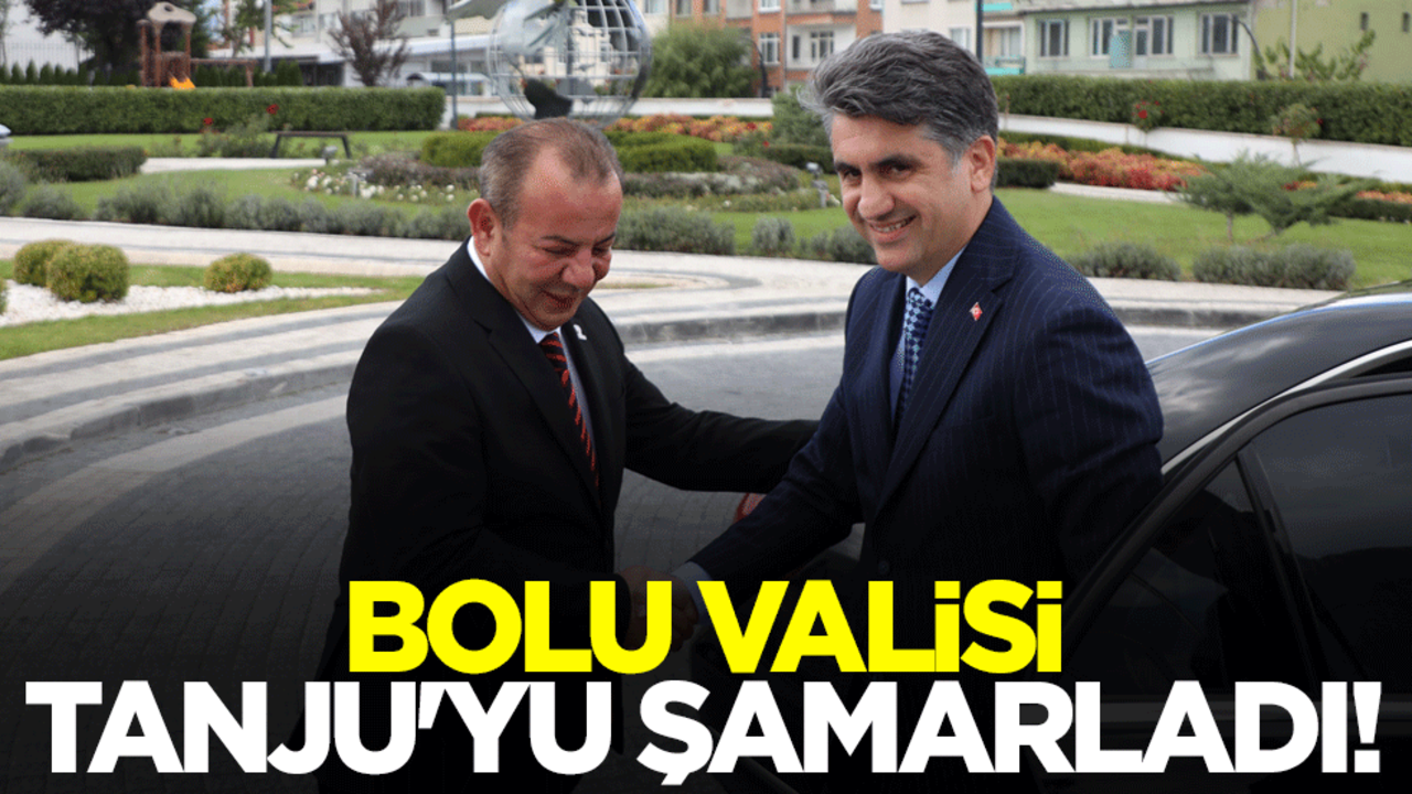 Bolu Valisi Abdulaziz Aydın, Tanju Özcan'ı böyle şamarladı!
