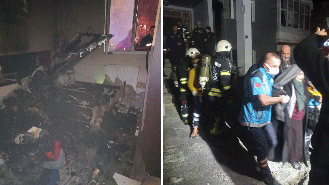 Boşanma aşamasındaki eşiyle tartışıp evi yaktı, apartmandaki 16 kişi dumandan zehirlendi