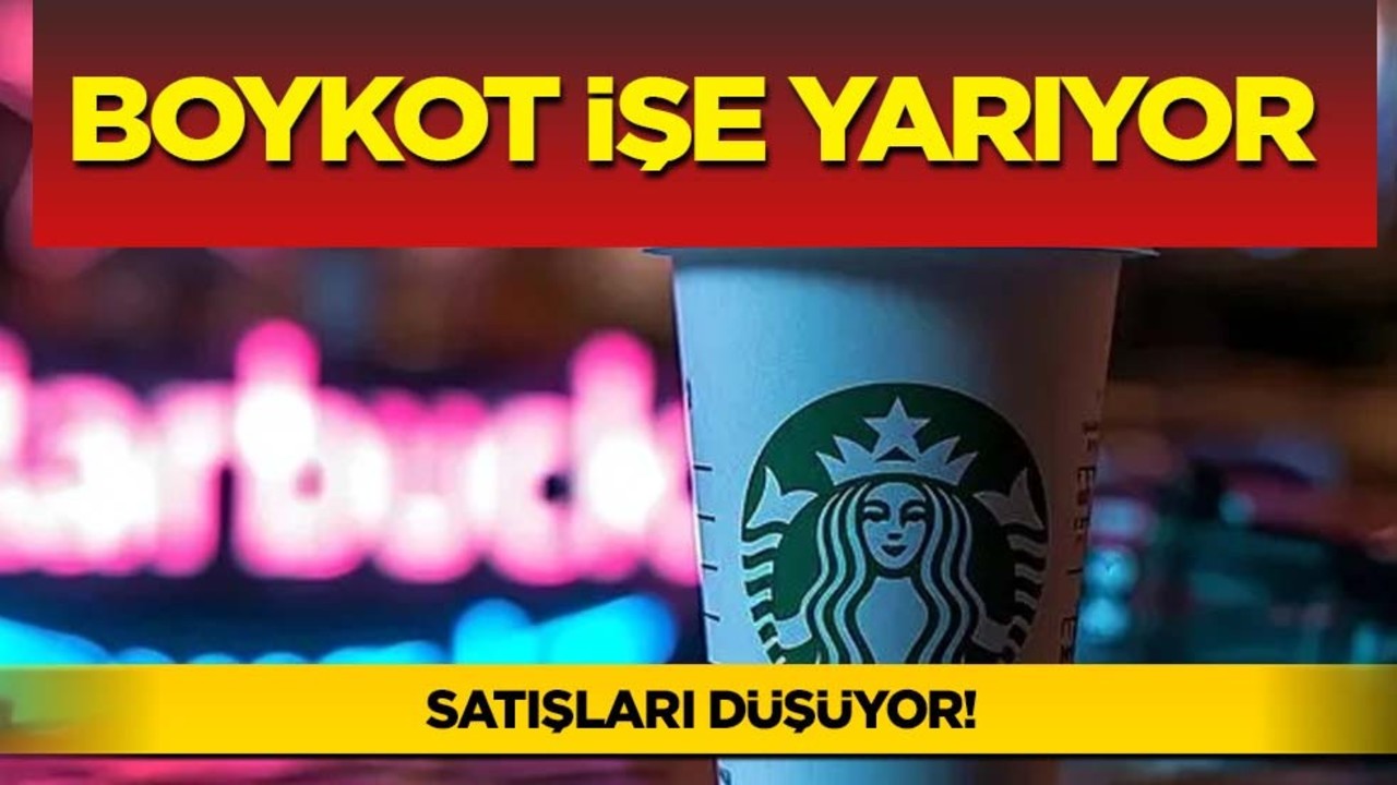 Boykot işe yarıyor: Starbucks'ın satışları üç çeyrektir düşüyor! İlan edildi! Boykot etmeyenler işte tam zamanı