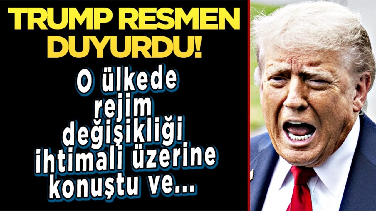 Uçak dönüşü yorumladı: En büyük sorunun cevabını verdi: Trump’tan rejim açıklaması…