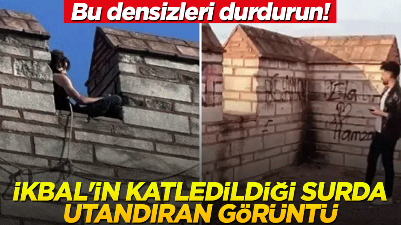 Bu densizleri durdurun! İkbal'in katledildiği surda utandıran görüntü