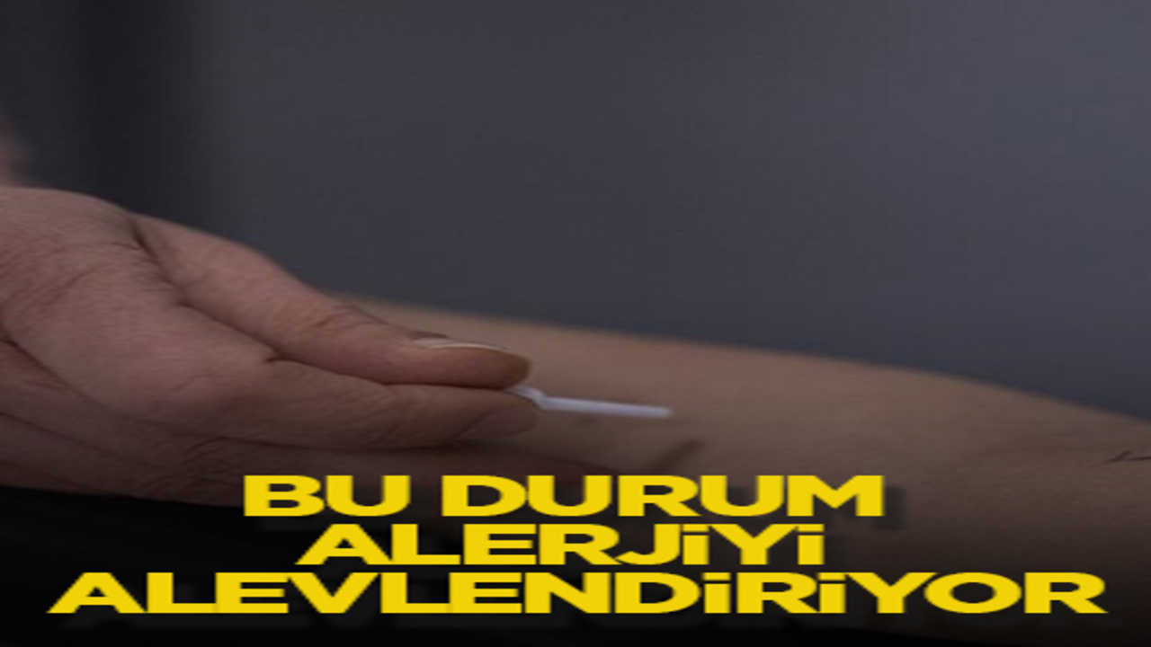 Bu durum alerjiyi alevlendiriyor