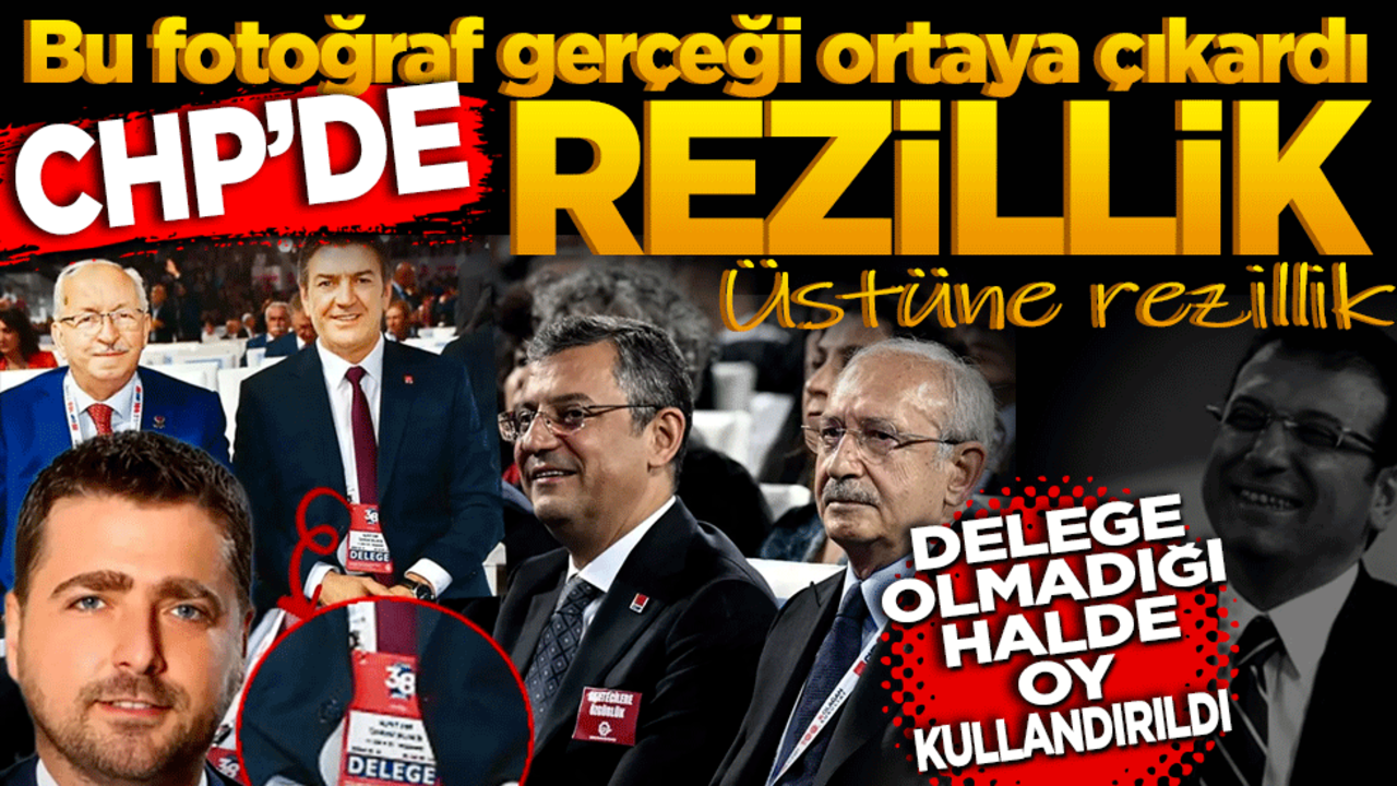 Bu fotoğraf gerçeği ortaya çıkardı! CHP’de rezillik üstüne rezillik