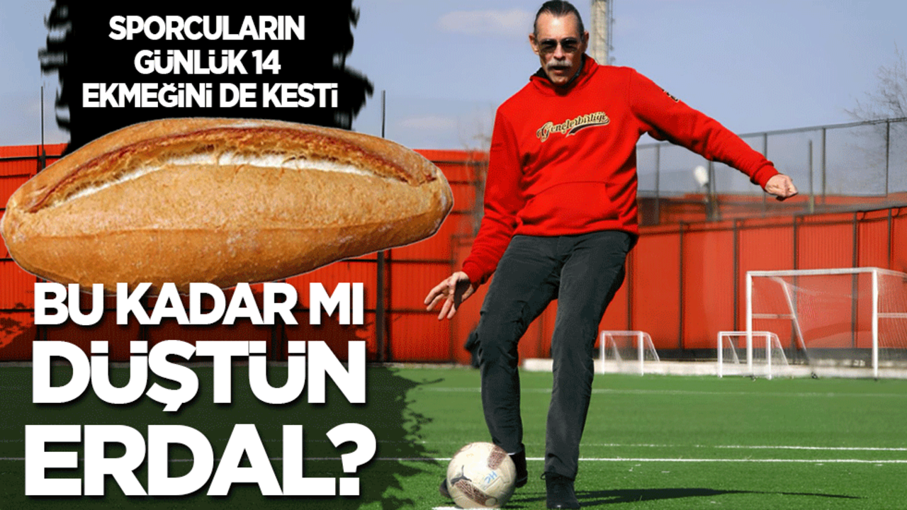 Bu kadar mı düştün Erdal?: Beşikçioğlu sporcuların günlük 14 ekmeğini de kesti