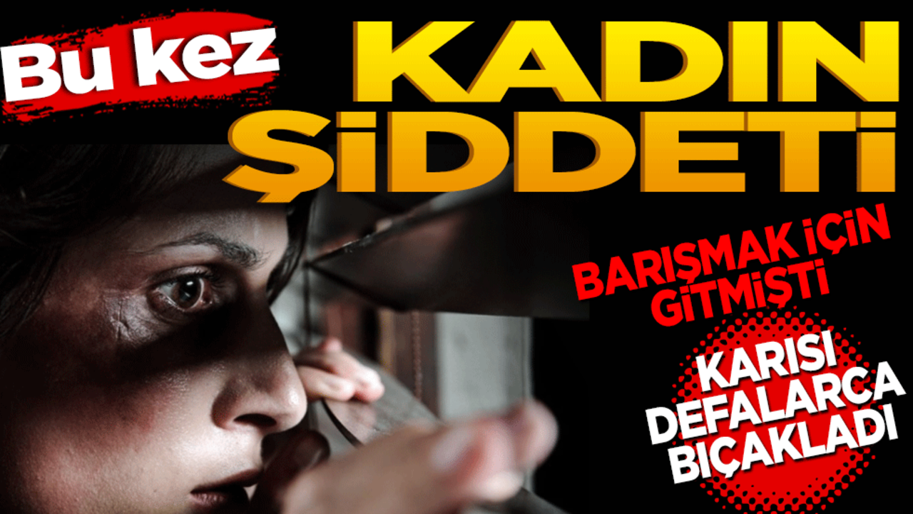 Bu kez kadın şiddeti! Karısı defalarca bıçakladı