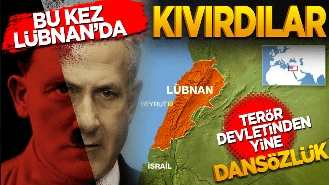 Bu kez Lübnan’da kıvırdılar! Terör devletinden yine dansözlük