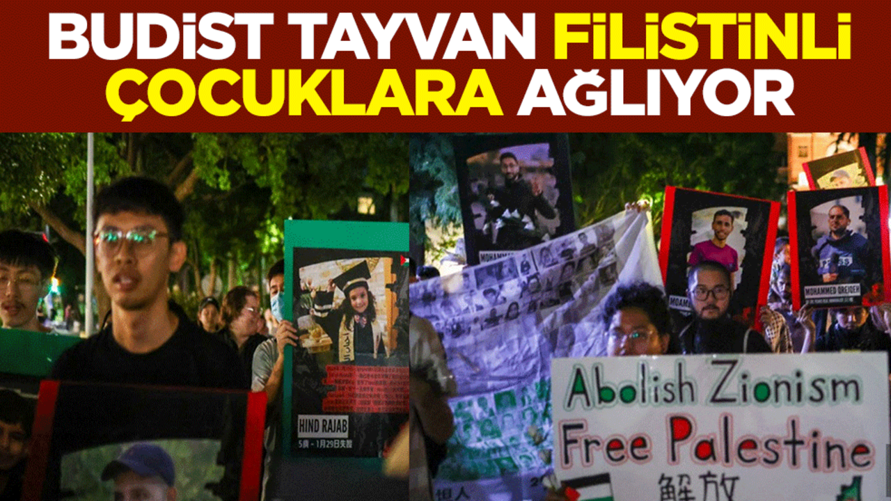 Budist Tayvan Filistinli çocuklara ağlıyor