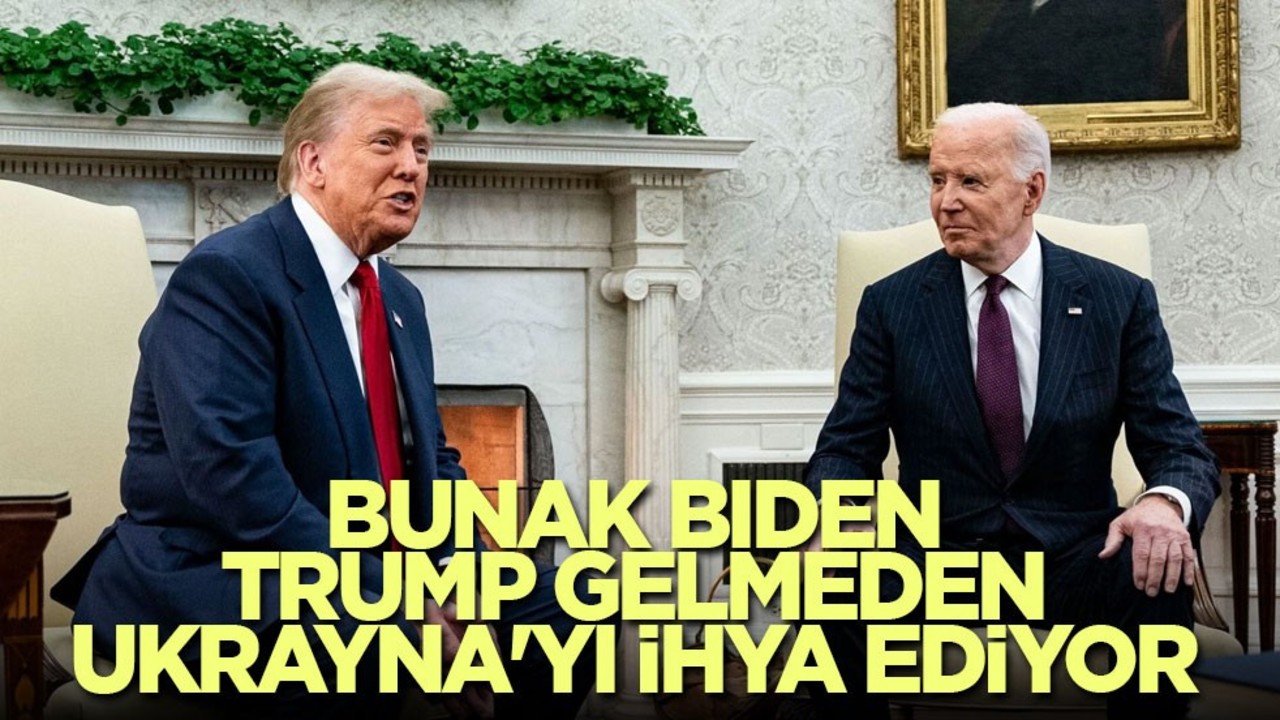 Bunak Biden, Trump gelmeden Ukrayna'yı ihya ediyor