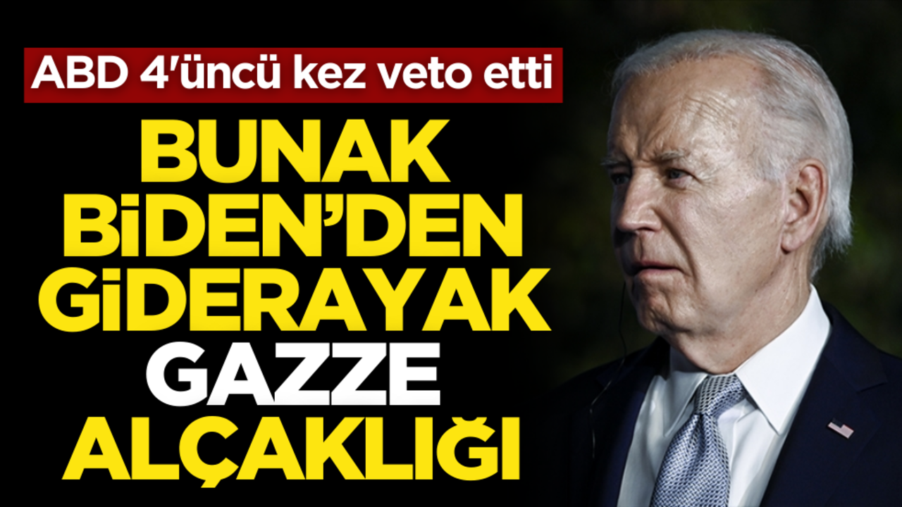 Bunak Biden’den giderayak Gazze alçaklığı!