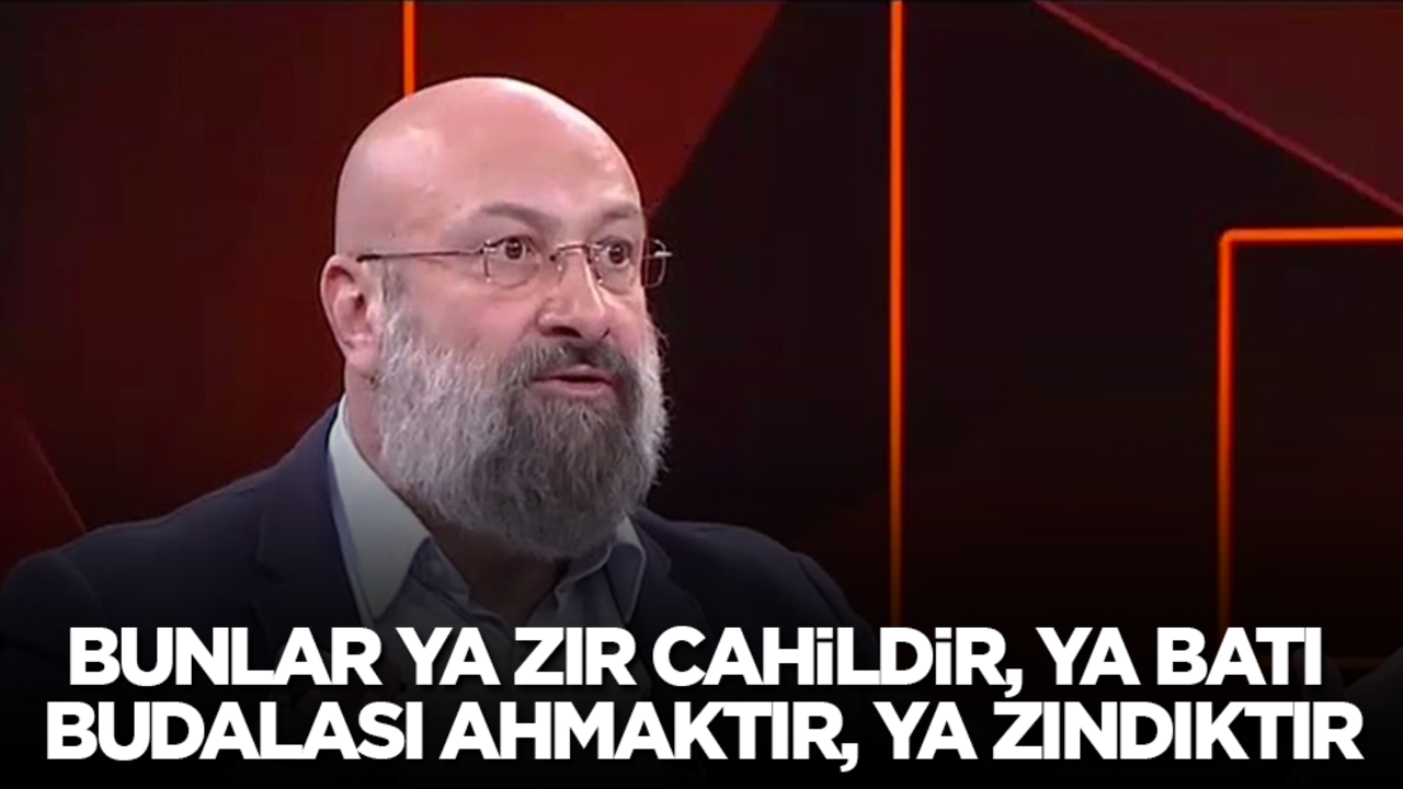 Bunu diyenler ya zır cahildir, ya Batı budalası ahmaktır, ya zındıktır, ya da tasması emperyalist Siyonistlerin elinde olan haindir