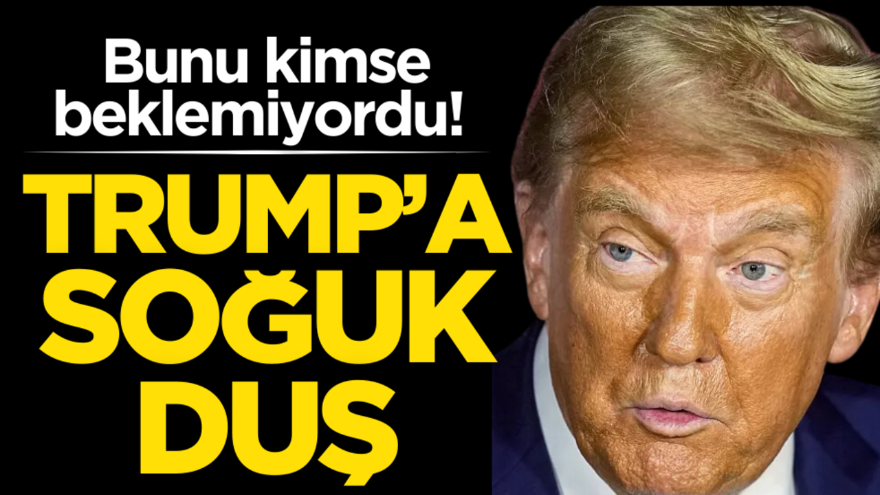 Bunu kimse beklemiyordu! Trump’a soğuk duş