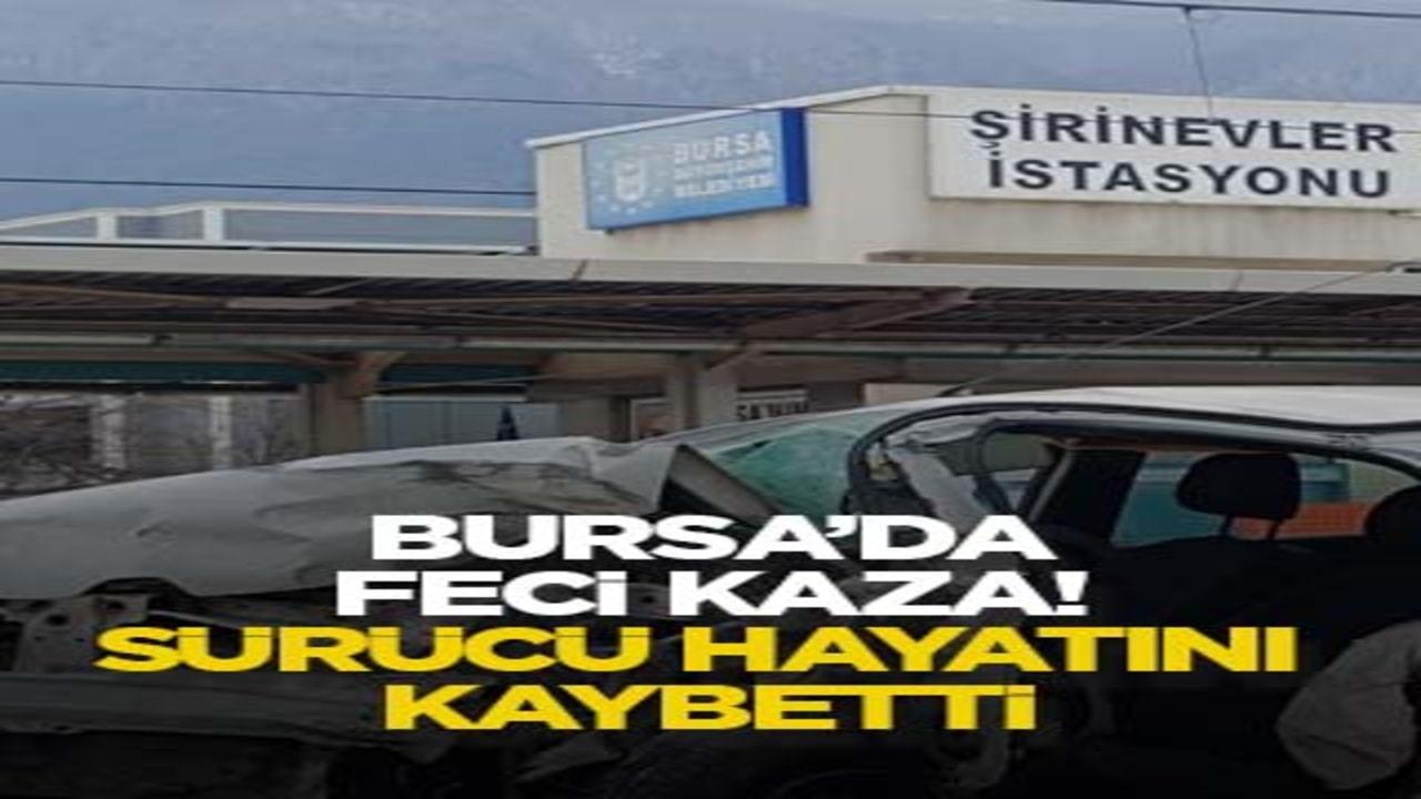 Bursa’da feci kaza! Sürücü hayatını kaybetti