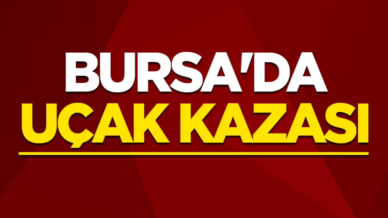 Bursa'daki Yenişehir Havalimanı'nda uçak kazası