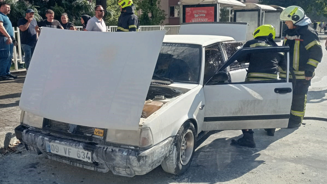 Büyük hayallerle aldığı yeni otomobil, daha eve varmadan yolda yandı