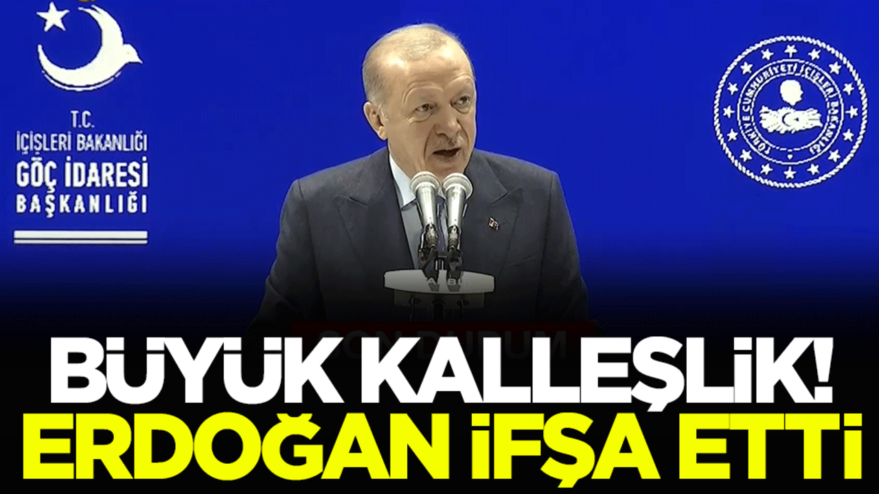 Büyük kalleşlik! Cumhurbaşkanı Erdoğan ifşa etti