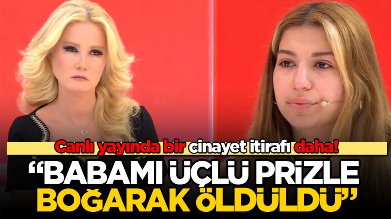 Canlı yayında bir cinayet itirafı daha: "Üçlü prizle boğarak öldürdü"