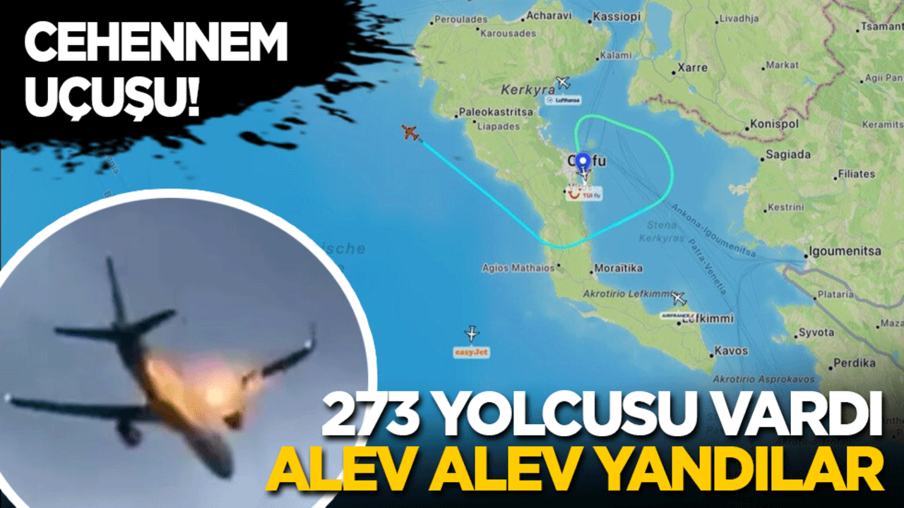 Cehennem uçuşu! Çoğu Alman 273 yolcusuyla kalkan uçak havada alev alev yandı
