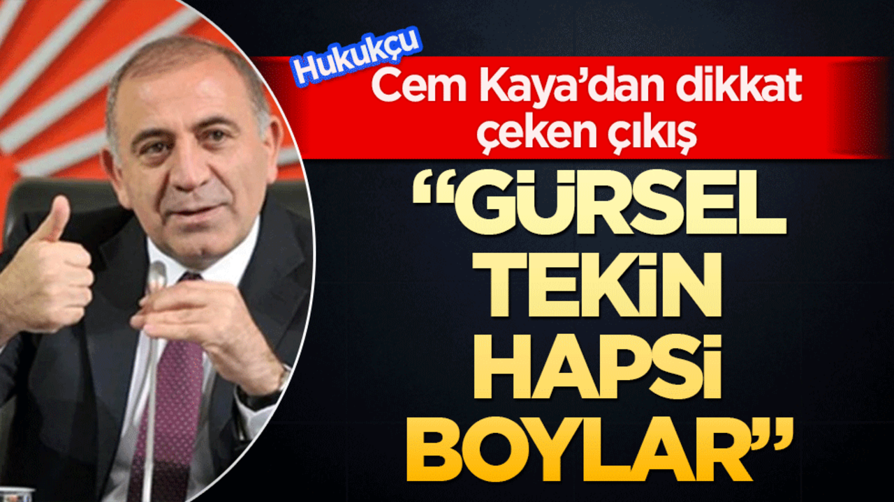 Cem Kaya’dan dikkat çeken çıkış: Gürsel Tekin görevi reddederse disiplin hapsi alacak!