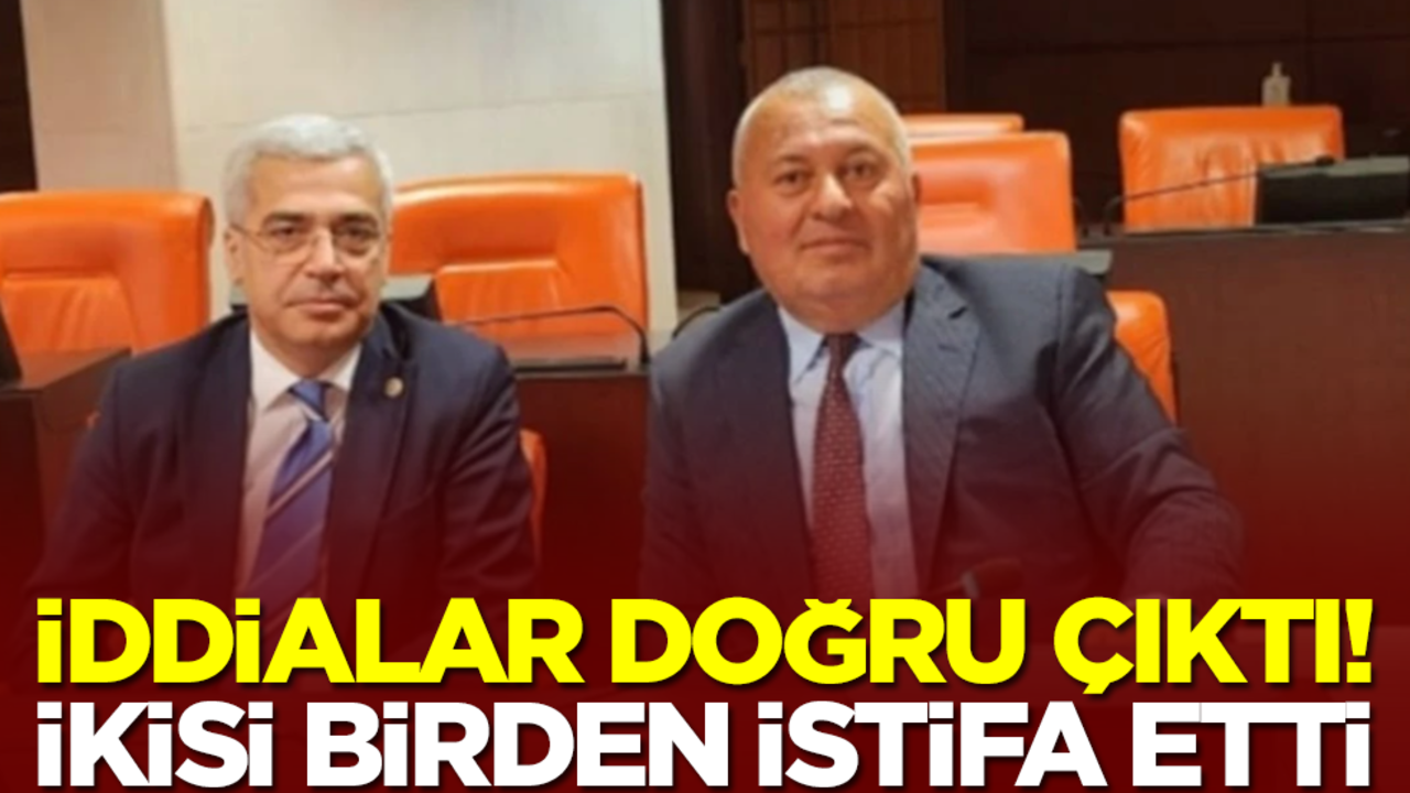 Cemal Enginyurt ve Salih Uzun istifa etti