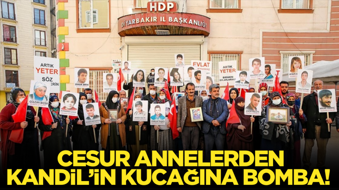 Cesur annelerden Kandil’in kucağına bomba!
