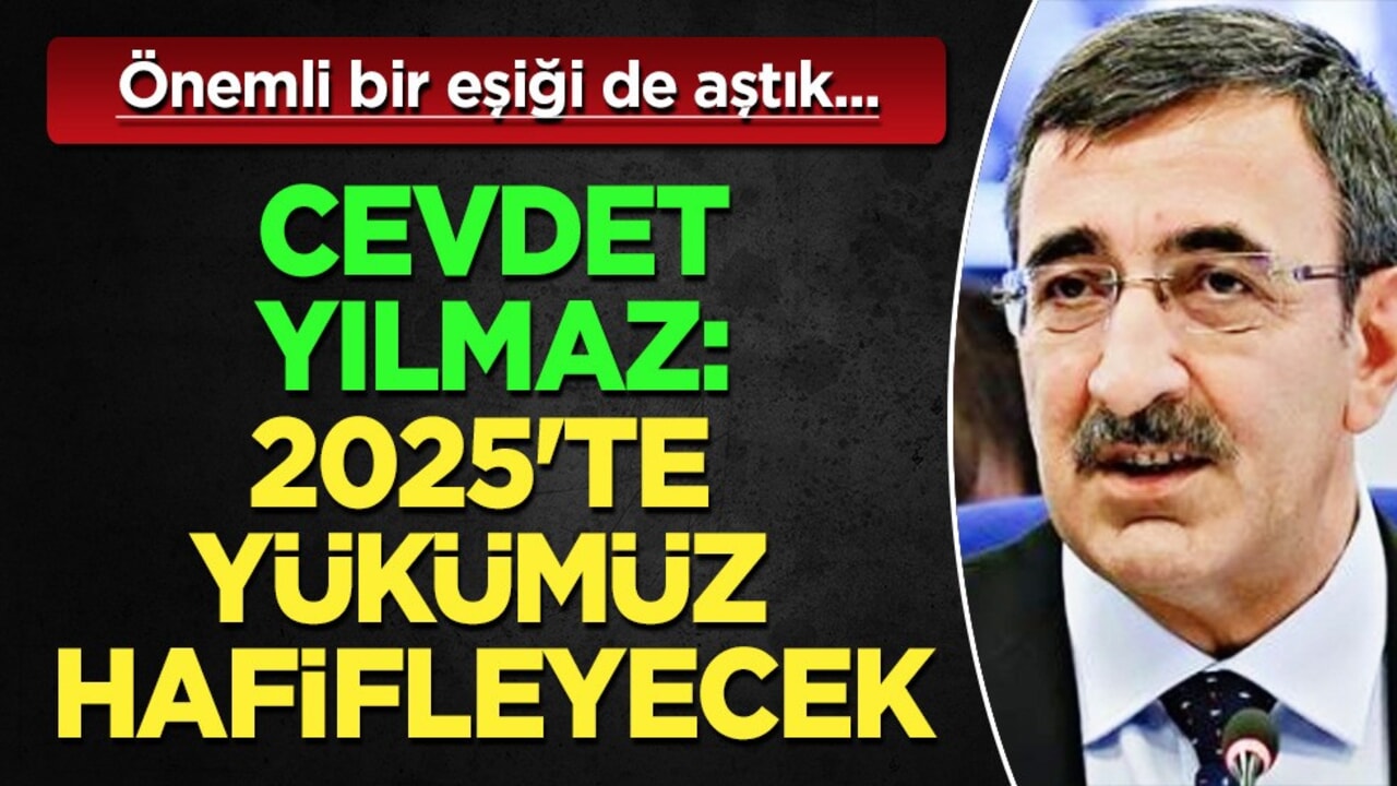 Cevdet Yılmaz kamuoyunu bilgilendirdi: 2025'te yükümüz hafifleyecek! Enflasyon açıklaması