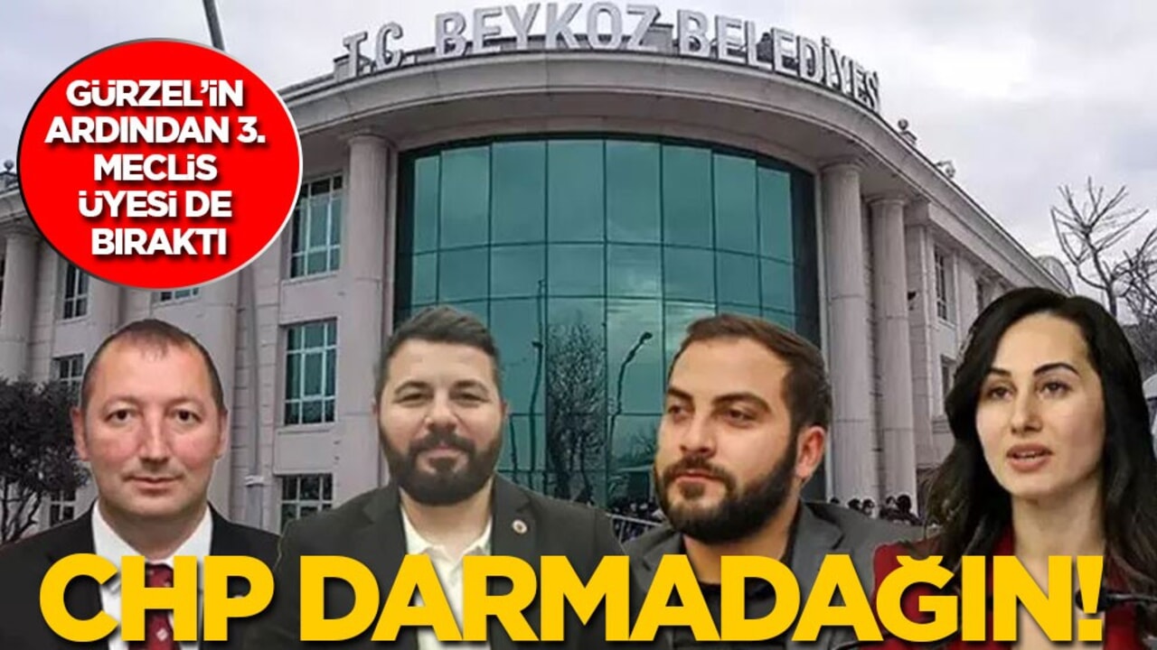 CHP darmadağın! Belediye Başkan vekili Gürzel’den sonra istifa eden meclis üyesi sayısı 3'e çıktı