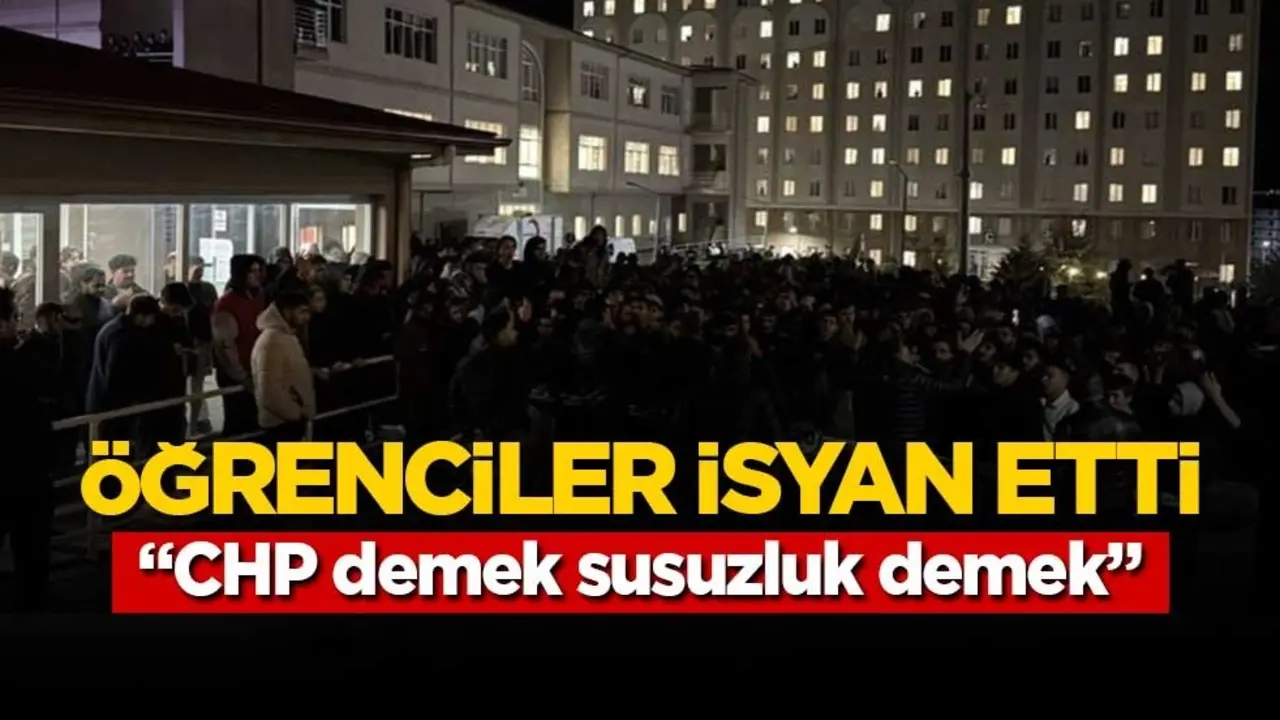 "CHP demek susuzluk demek" Edirne'de su kesintisi isyanı