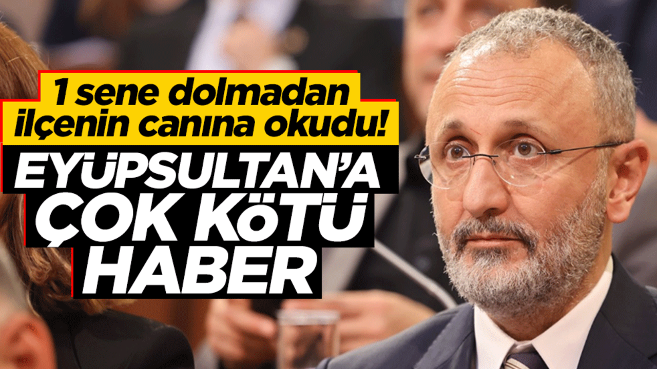 CHP, ilçenin canına okudu... Eyüpsultan'a çok kötü haber
