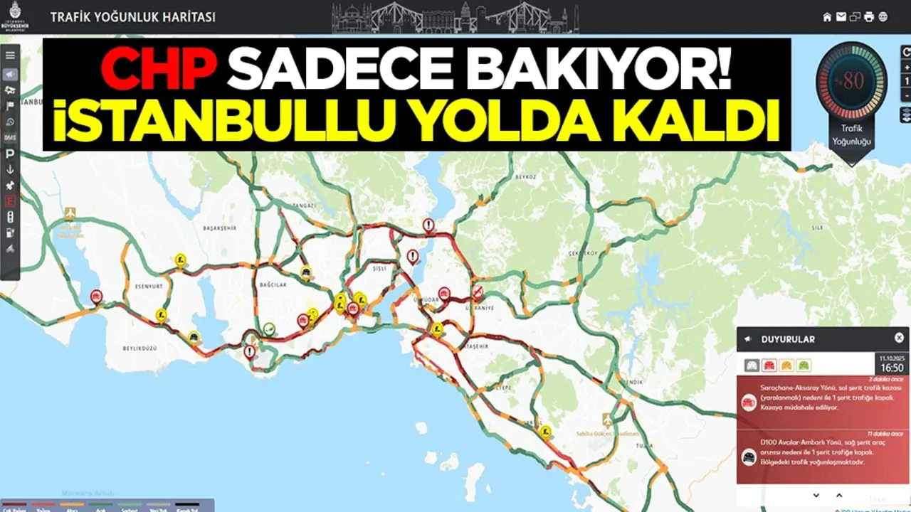 CHP sadece bakıyor! İstanbullu yolda kaldı