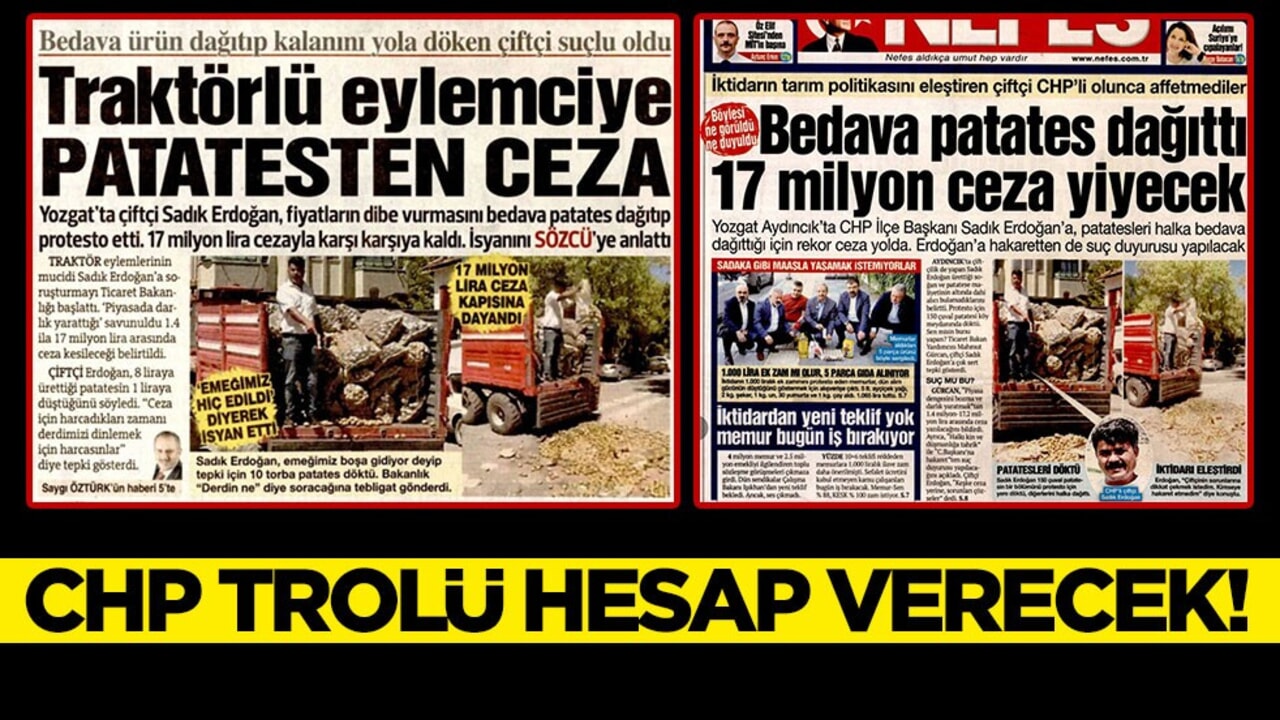 CHP Trolü Hesap Verecek