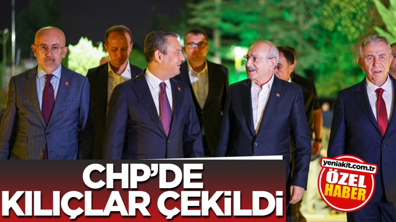 CHP’de kılıçlar çekildi!